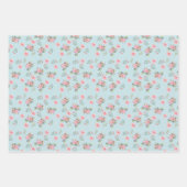 美的バラパターン包装紙 ラッピングペーパーシート (正面2)