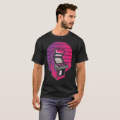 美的ビデオゲームアーケードゲーム機80s Sty Tシャツ (正面フル)
