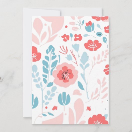 美的フラワーアート 招待状 (正面)