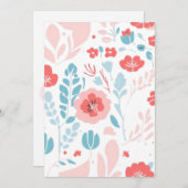 美的フラワーアート 招待状 (正面/裏面)