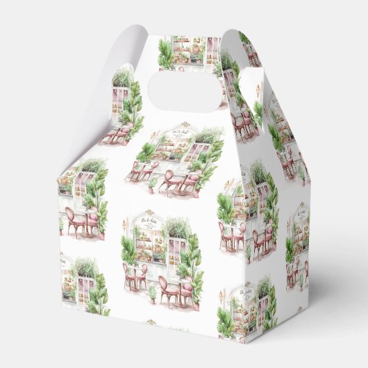 美的フランスのカフェ、ヴィンテージ、 フェイバーボックス (裏面サイド)