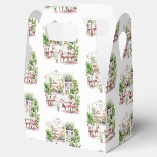 美的フランスのカフェ、ヴィンテージ、 フェイバーボックス (オープン)