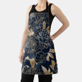 美的フローラのシームレスなパターン エプロン (インサイチュ)