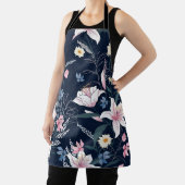 美的フローラのシームレスなパターン エプロン (インサイチュ)