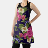 美的フローラのシームレスなパターン エプロン (インサイチュ)