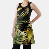 美的フローラのシームレスなパターン エプロン (インサイチュ)