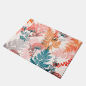 美的フローラのシームレスなパターン ドアマット (アングル)