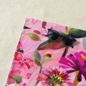 美的フローラシャワーカーテン ビーチタオル (インサイチュ)