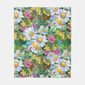 美的フローラフリースブランケット フリースブランケット (正面)