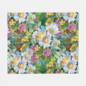 美的フローラフリースブランケット フリースブランケット (正面(横))