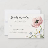 美的フローラ開花 出欠カード (正面)