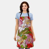 美的フローラ エプロン (着用した状態)