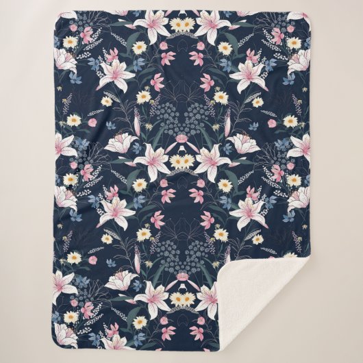 美的フローラ シェルパブランケット (正面)