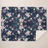 美的フローラ シェルパブランケット (正面(横))