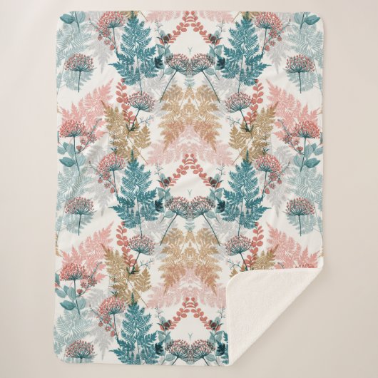 美的フローラ シェルパブランケット (正面)