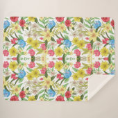 美的フローラ シェルパブランケット (正面(横))