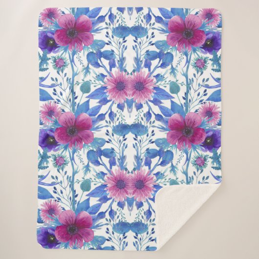 美的フローラ シェルパブランケット (正面)