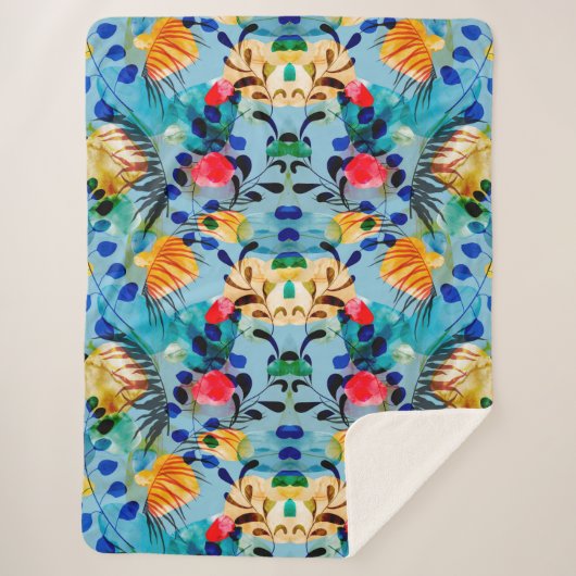 美的フローラ シェルパブランケット (正面)