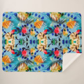 美的フローラ シェルパブランケット (正面(横))