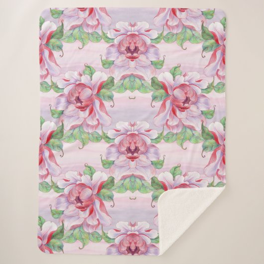 美的フローラ シェルパブランケット (正面)