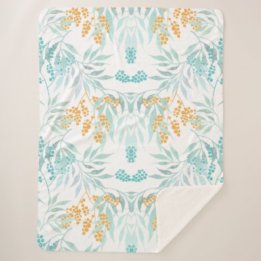 美的フローラ シェルパブランケット (正面)