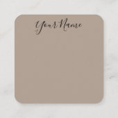 美的フローラ | シック | 保保 | 名刺 (裏面)