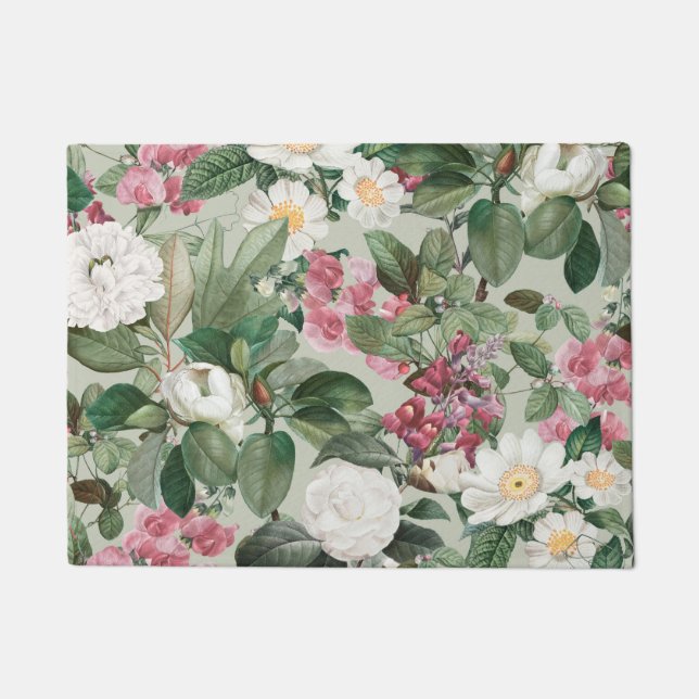 美的フローラ ドアマット (正面)