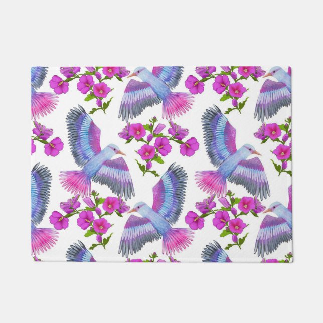 美的フローラ ドアマット (正面)