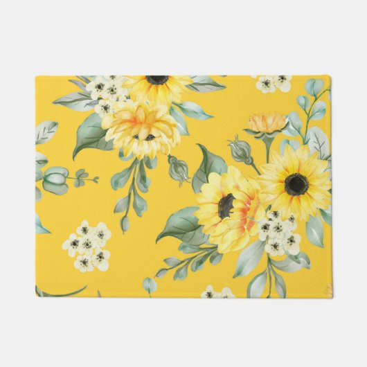 美的フローラ ドアマット (正面)