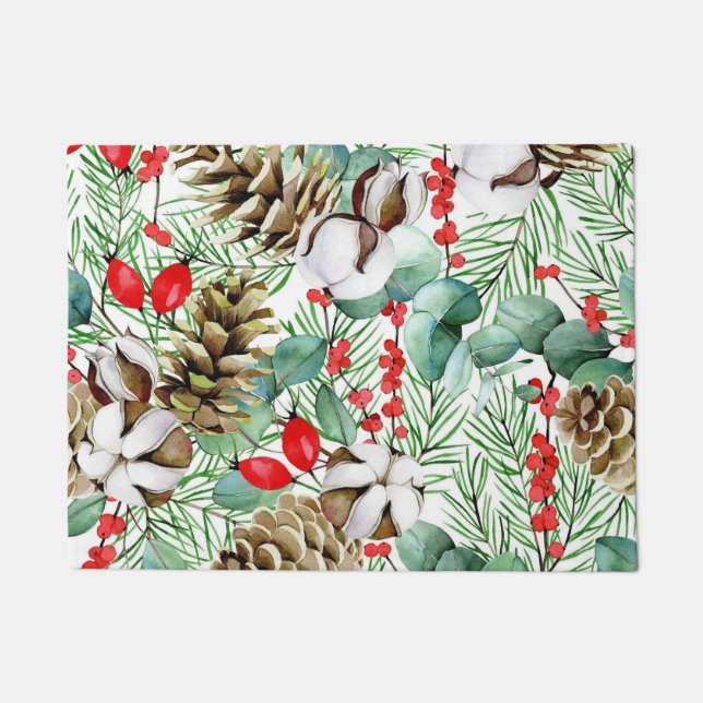 美的フローラ ドアマット (正面)