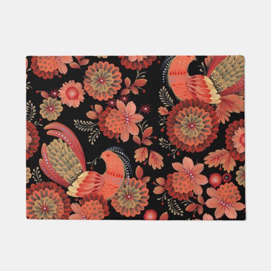 美的フローラ ドアマット (正面)