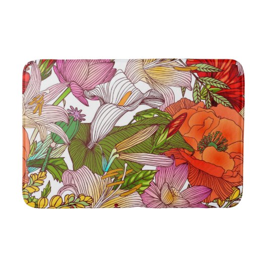 美的フローラ バスマット (正面)