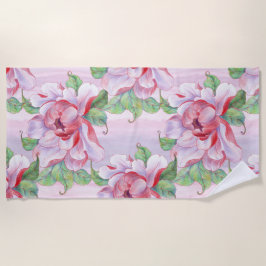 美的フローラ ビーチタオル