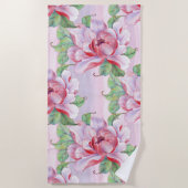 美的フローラ ビーチタオル (正面)