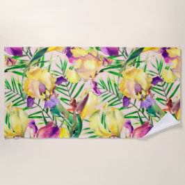 美的フローラ ビーチタオル