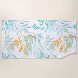美的フローラ ビーチタオル