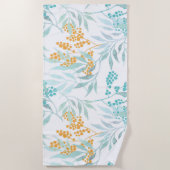 美的フローラ ビーチタオル (正面)