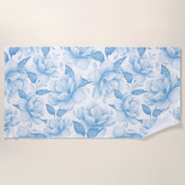 美的フローラ ビーチタオル