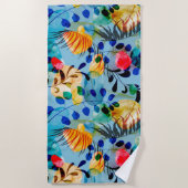 美的フローラ ビーチタオル (正面)