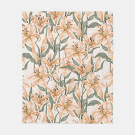 美的フローラ フリースブランケット