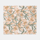 美的フローラ フリースブランケット (正面(横))