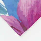 美的フローラ フリースブランケット (角)