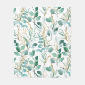 美的フローラ フリースブランケット (正面)