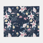 美的フローラ フリースブランケット (正面(横))