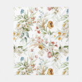 美的フローラ フリースブランケット (正面)