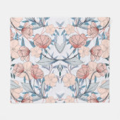 美的フローラ フリースブランケット (正面(横))