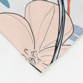 美的フローラ フリースブランケット (角)