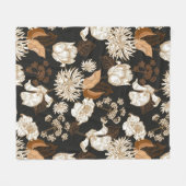 美的フローラ フリースブランケット (正面(横))