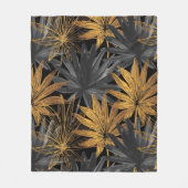 美的フローラ フリースブランケット (正面)