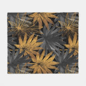 美的フローラ フリースブランケット (正面(横))